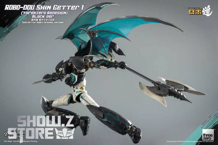 Threezero Shin Getter Robot Shin Getter 1 Black Version 16 Threezero Shin Getter Robot Shin Getter 1 Black Version - Image 14