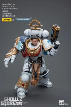 JoyToy Source 1/18 Warhammer 40K Space Marines White Consuls Captain Messinius -Action Figures Store 53a85be771