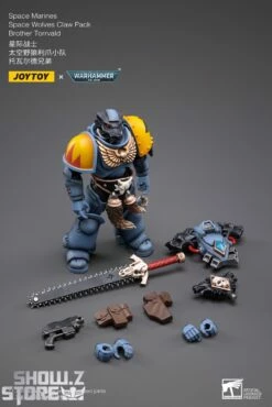 JoyToy Source 1/18 Warhammer 40K Space Wolves Claw Pack Brother Torrvald -Action Figures Store 5498a365fd