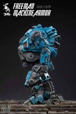 JoyToy Source Acid Rain 1/18 Freeman Machine Armor W/ Pilot Mechas & Soldiers Figure Set Navy Blue Version -Action Figures Store 5518448f53