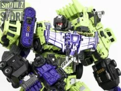 Generation Toy GT-99 Gravity Builder Devastator Metallic Painted Limited Version W/ Upgrade Kit -Action Figures Store 5611740e54