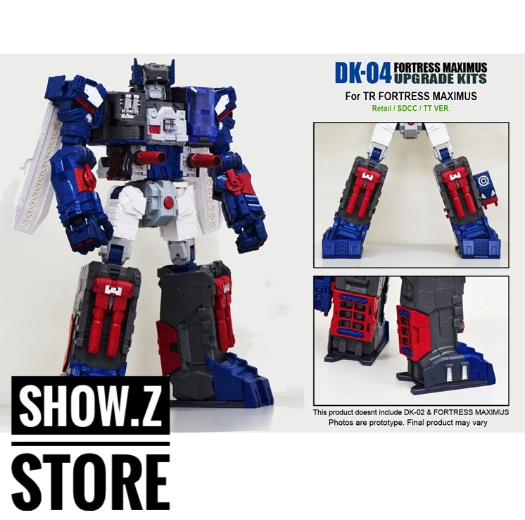 DNA Design DK-04 Fortress Maximus Foot Upgrade Kit 3 DNA Design DK-04 Fortress Maximus Foot Upgrade Kit