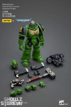 JoyToy Source 1/18 Warhammer 40K Salamanders Assault Intercessors Sergeant Krajax -Action Figures Store 5701397996
