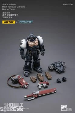 JoyToy Source 1/18 Warhammer 40K Space Marines Black Templars Outriders Brother Valtus -Action Figures Store 575ae84ad4