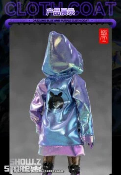 Snail Shell Dazzling Blue & Purple Cloth Coat For 1/10 & 1/12 Mecha Girl -Action Figures Store 5877711166