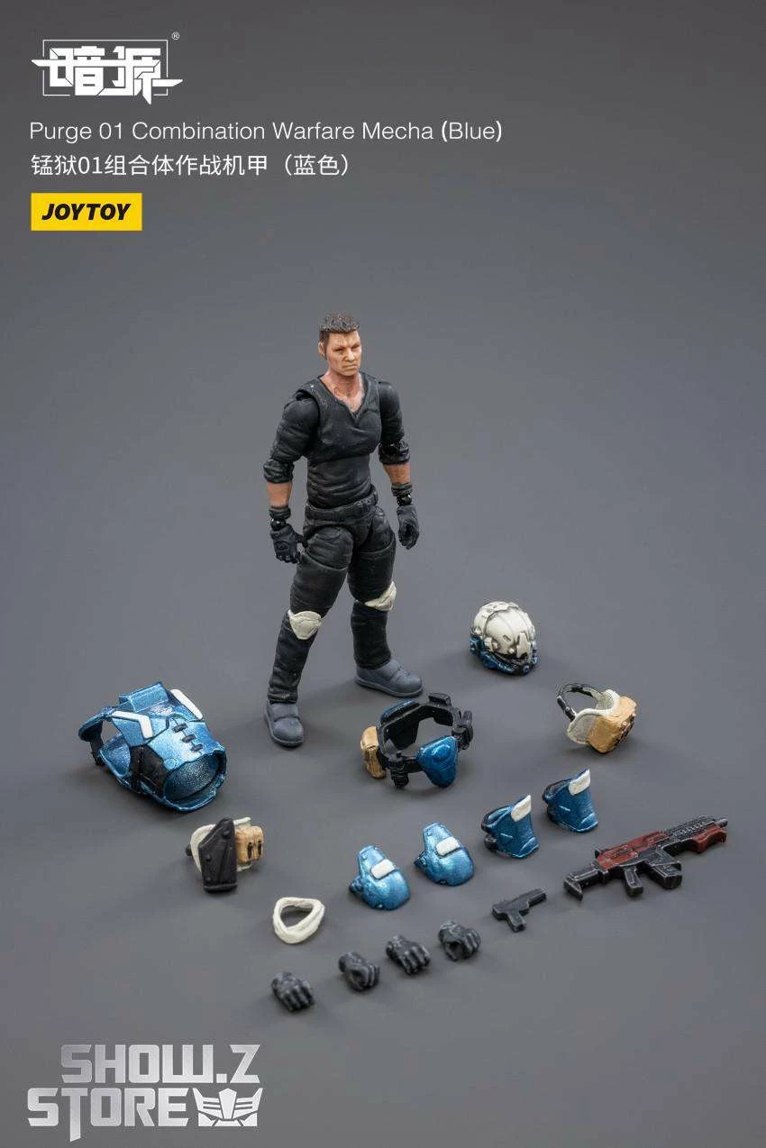 JoyToy Source 1/25 Purge 01 Combination Warfare Mecha Blue Version W/ Pilot 7 JoyToy Source 1/25 Purge 01 Combination Warfare Mecha Blue Version W/ Pilot - Image 5