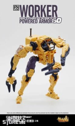 Forging Soul 1/60 AGS-30 Powered Armor Series Worker Priest Yellow Version -Action Figures Store 5baf39acc1