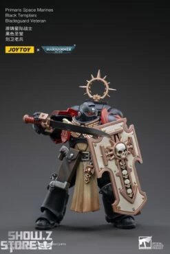 JoyToy Source 1/18 Warhammer 40K Black Templars Bladeguard Veteran -Action Figures Store 5c16ae5d0d