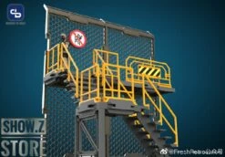 FreshRetro 1/18 1/24 SIB05 Scene In Box Iron Net Base-A Model Kit -Action Figures Store 5c396912db