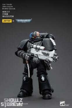 JoyToy Source 1/18 Warhammer 40K Iron Hands Intercessors Brother Gravak -Action Figures Store 5c62d36dee