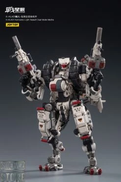 JoyToy Source 1/18 X-HLA01 Hurricane Light Assault Dual Mode Mecha White -Action Figures Store 5ebc7d58e3