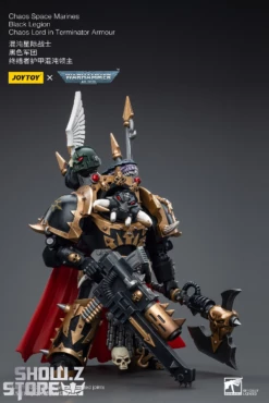 JoyToy Source 1/18 Warhammer 40K Chaos Space Marines Black Legion Chaos Lord In Terminator Armour -Action Figures Store 6137ce56ee