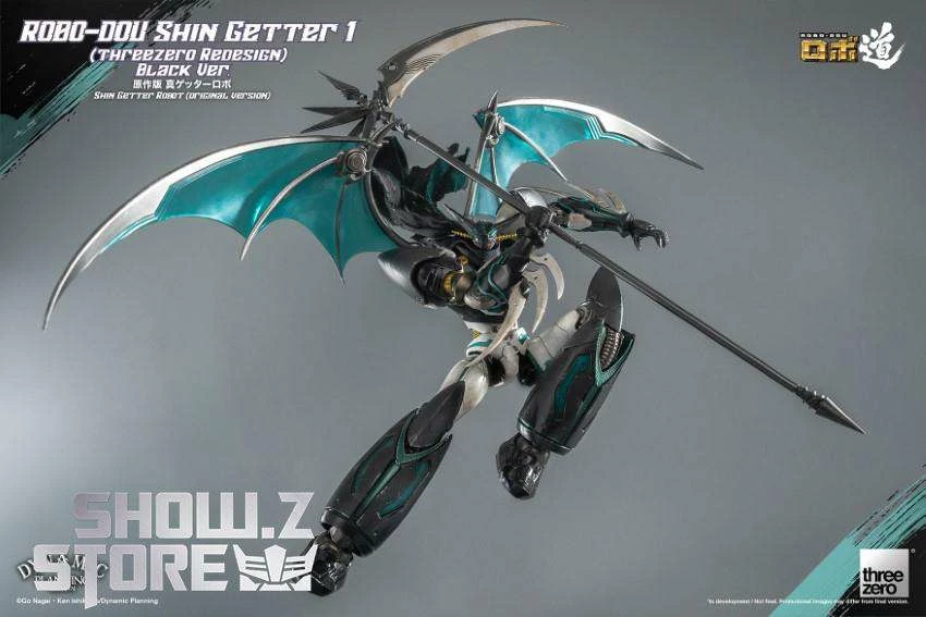 Threezero Shin Getter Robot Shin Getter 1 Black Version 17 Threezero Shin Getter Robot Shin Getter 1 Black Version - Image 15