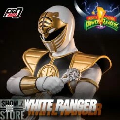 Threezero Studio 1/6 Mighty Morphin Power Rangers White Ranger -Action Figures Store 6197769c0c