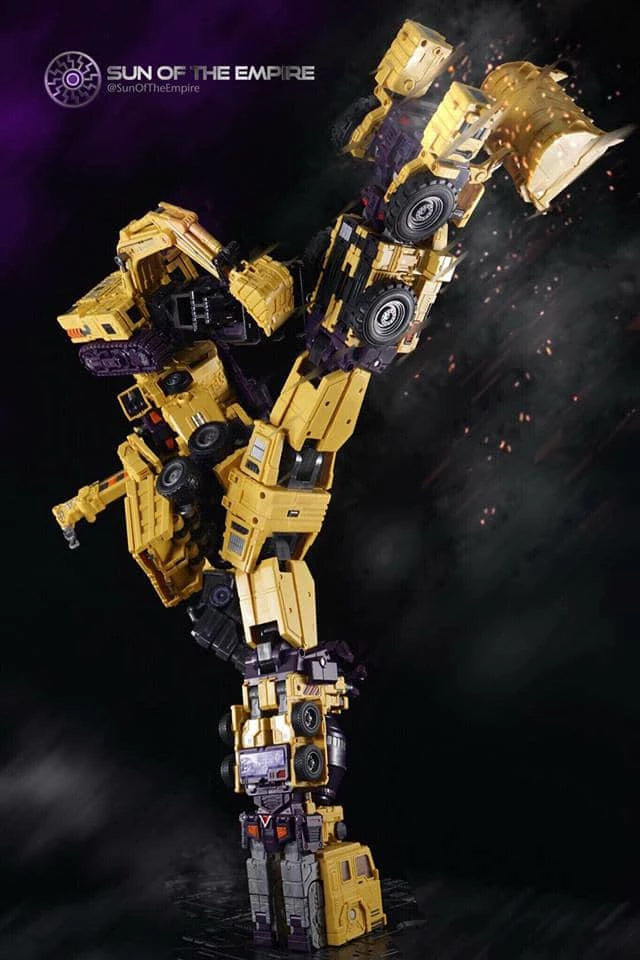 Toyworld TW-C07B Constructor Devastator Yellow Set Of 6 7 Toyworld TW-C07B Constructor Devastator Yellow Set Of 6 - Image 5