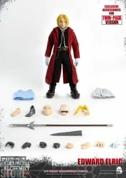ThreeZero Toys 1/6 Fullmetal Alchemist: Brotherhood Edward & Alphonse Elric Twin-Pack -Action Figures Store 6a3c551e40
