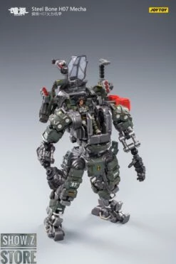 JoyToy Source 1/24 H07 Steel Bone Firepower Mecha Olive Version W/ Pilot -Action Figures Store 6e1007d7de