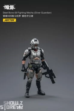 JoyToy Source 1/25 Steel Bone Fighting Mecha 09 Silver Guardian W/ Pilot -Action Figures Store 6ff2d81c8e