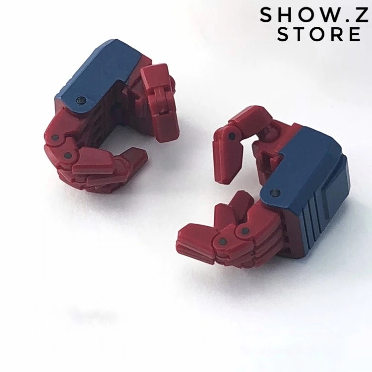 FansHobby MBA-02 MBA02 Red Articulated Hands Upgrade Set For MB-06 Power Baser Optimus Prime 3 FansHobby MBA-02 MBA02 Red Articulated Hands Upgrade Set For MB-06 Power Baser Optimus Prime