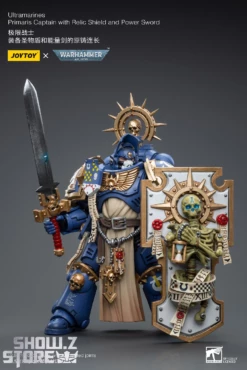 JoyToy Source 1/18 Warhammer 40K Ultramarines Primaris Captain With Relic Shield And Power Sword -Action Figures Store 73d57369ee