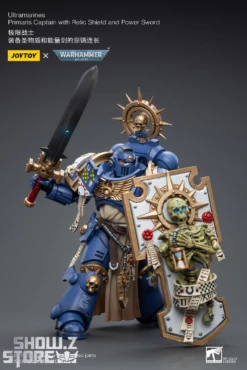 JoyToy Source 1/18 Warhammer 40K Ultramarines Primaris Captain With Relic Shield And Power Sword -Action Figures Store 75c400536b