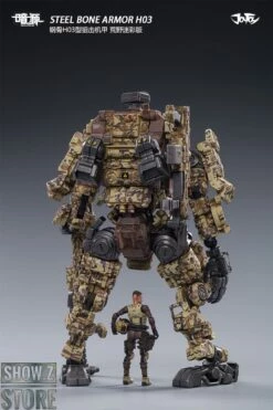 JoyToy Source 1/25 H03 Steel Bone Attack Mecha Desert Color W/ Pilot -Action Figures Store 76695559fd