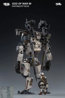 JoyToy Source 1/24 God Of War 86 Mecha W/ Pilot White Version -Action Figures Store 77e982a39f