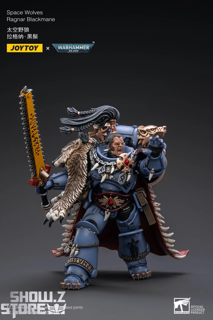 JoyToy Source 1/18 Warhammer 40K Space Wolves Ragnar Blackmane 6 JoyToy Source 1/18 Warhammer 40K Space Wolves Ragnar Blackmane - Image 4