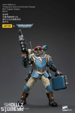 JoyToy Source 1/18 Warhammer 40K Astra Militarum Tempestus Scions Command Squad 55th Kappic Eagles Medic -Action Figures Store 7b5be633ee
