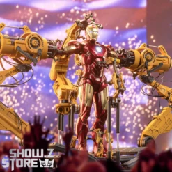 ZT Toys 1/10 Iron Man Mark 4 W/ Suit-Up Gantry Action Figure Set -Action Figures Store 7c1f350e17