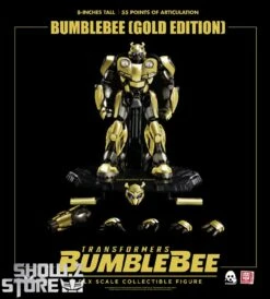 Threezero & Hasbro 3Z0294-EX Bumblebee Golden Version 11 Threezero & Hasbro 3Z0294-EX Bumblebee Golden Version -Action Figures Store 7cad2b12cc