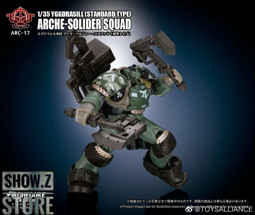 Toys Alliance 1/35 ARC-17 Yggdrasill Arche-Soilder Squad Standard Type Set Of 3 7 Toys Alliance 1/35 ARC-17 Yggdrasill Arche-Soilder Squad Standard Type Set Of 3 - Image 5