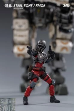 JoyToy Source 1/24 Steel Bone W/ Pilot 2nd White Version -Action Figures Store 7ee32db957