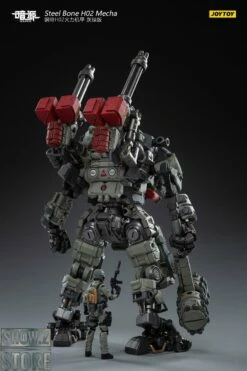 JoyToy Source 1/24 H02 Steel Bone Firepower Mecha Grey-Green Color W/ Pilot -Action Figures Store 80a378cb62