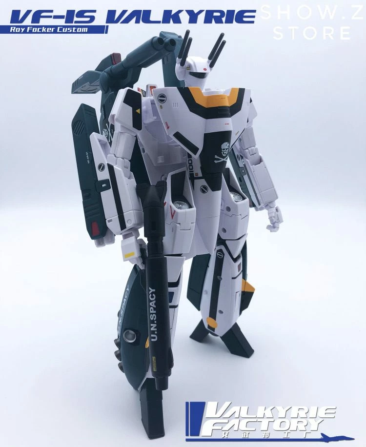 Valkyrie Factory VF 1/60 VF-1S VF1S Macross Roy Fokker Focker Special Version Full Painted 6 Valkyrie Factory VF 1/60 VF-1S VF1S Macross Roy Fokker Focker Special Version Full Painted - Image 4