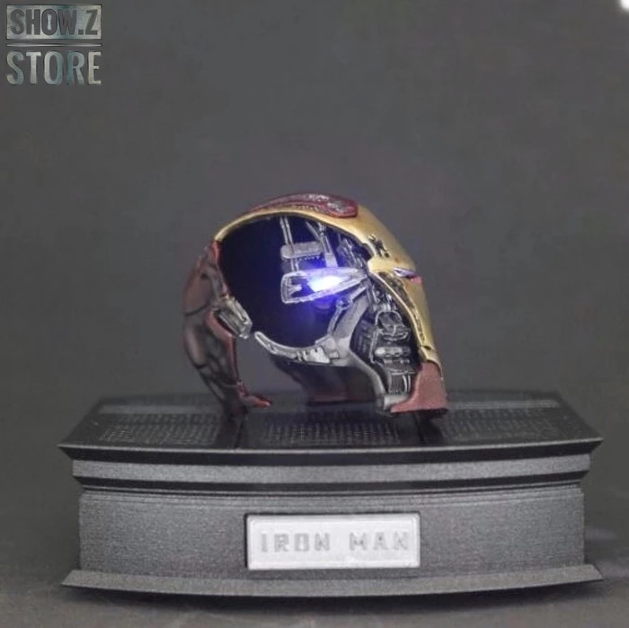 X-Space Studio 1/6 Iron Man MK50 Battle Damaged Helmet /w LED 3 X-Space Studio 1/6 Iron Man MK50 Battle Damaged Helmet /w LED