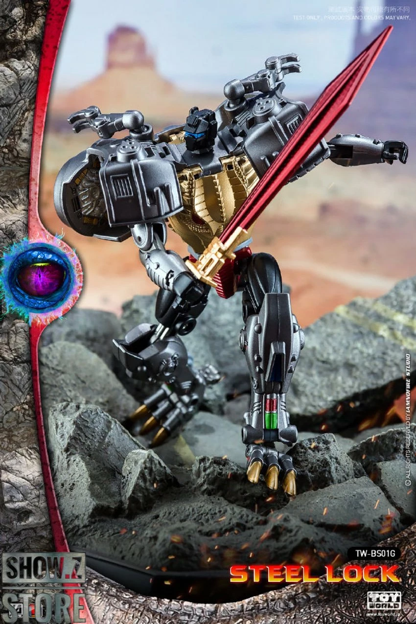 Toyworld TW-BS01G Steel Lock Grimlock Metallic Version 5 Toyworld TW-BS01G Steel Lock Grimlock Metallic Version - Image 3