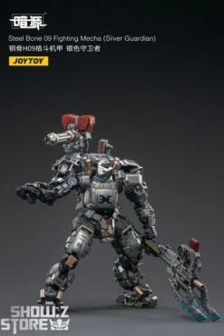 JoyToy Source 1/25 Steel Bone Fighting Mecha 09 Silver Guardian W/ Pilot -Action Figures Store 8778135cab