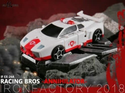 IronFactory EX-26A Racing Bros Annihilator Red Alert -Action Figures Store 88e1d6898f