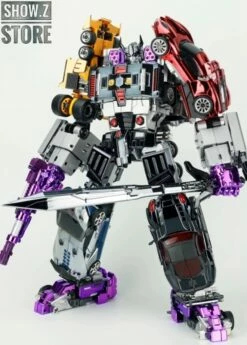 TransFormmission Havoc Menasor Combiner Set Of 5 Chrome Version 15 TransFormmission Havoc Menasor Combiner Set Of 5 Chrome Version -Action Figures Store 89117e3072