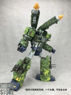 VISUAL Head Sculpt & Missiles Upgrade Kit For TFC STC-01B Supreme Tactical Commander Jungle Version -Action Figures Store 8af91cebda