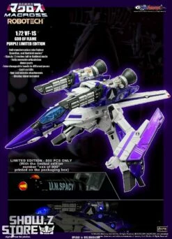 KitzConcept 1/72 Macross VF-1S God Of Flame Purple Limited Edition W/ Fast Pack Armor -Action Figures Store 900e94055d