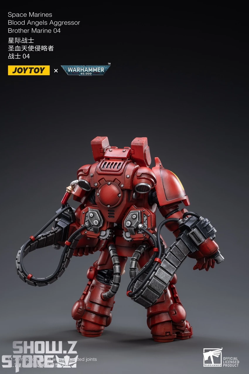 JoyToy Source 1/18 Warhammer 40K Blood Angels Intercessors Brother Marine 04 9 JoyToy Source 1/18 Warhammer 40K Blood Angels Intercessors Brother Marine 04 - Image 7