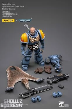 JoyToy Source 1/18 Warhammer 40K Space Wolves Claw Pack Brother Gunnar -Action Figures Store 9154a04040