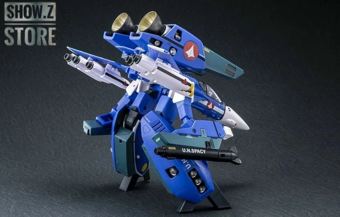 Valkyrie Factory VF 1/60 VF-1J Valkyrie Maximilian Jenius Custom Macross Robotech Blue Version W/ Super Space Part 6 Valkyrie Factory VF 1/60 VF-1J Valkyrie Maximilian Jenius Custom Macross Robotech Blue Version W/ Super Space Part - Image 4