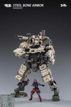 JoyToy Source 1/24 Steel Bone W/ Pilot 2nd White Version -Action Figures Store 9af8b7ff55