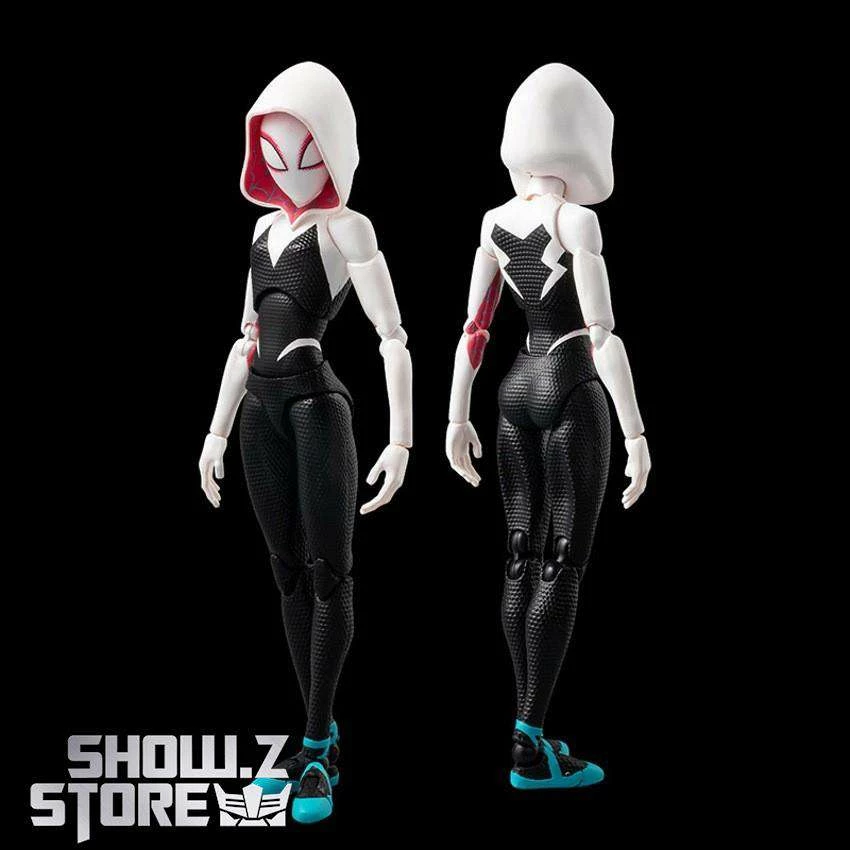 Sentinel Toys SV-ACTION Spider-Man: Into The Spider-Verse Spider-Gwen & Spider-Ham 4 Sentinel Toys SV-ACTION Spider-Man: Into The Spider-Verse Spider-Gwen & Spider-Ham - Image 2