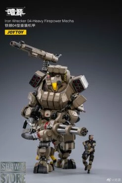 JoyToy Source 1/24 Iron Wrecker 04 Heavy Firepower Mecha W/ Pilot -Action Figures Store a1670f10dc