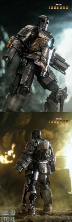 ZT Toys Marvel Licensed 1/10 Iron Man Mark 1 W/ LED -Action Figures Store a29bd8fd83