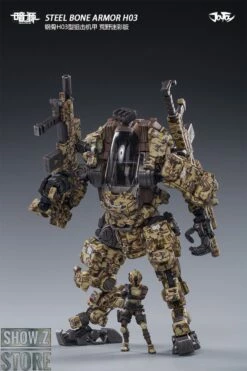 JoyToy Source 1/25 H03 Steel Bone Attack Mecha Desert Color W/ Pilot -Action Figures Store a33a75fd09